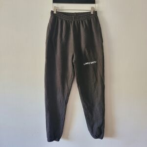 Lonely Ghost Menw Jogger Sweatpants Small Brown Loungewear